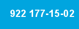922 177-15-02